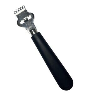 The Pampered Chef Stainless Steel Citrus Zester Tool Kitchen Gadget